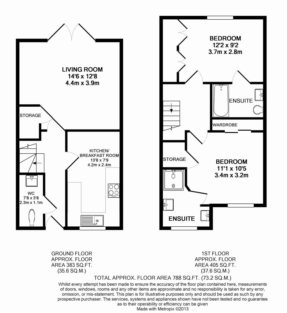 Floorplan for Compton Lane, Horsham